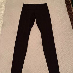 Lululemon Black Wunder Under High Waisted Leggings